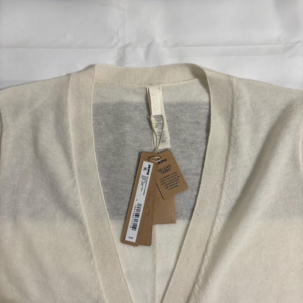 BNWT SKIMS Featherweight Cashmere Cardigan Large - Picture 4 of 5